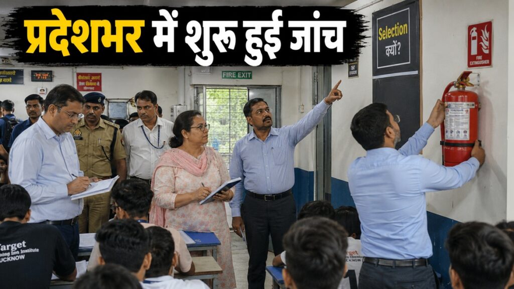 Khan Sir के कोचिंग सेंटर पर PDA का एक्शन, लखनऊ हादसे के बाद शुरू हुई बड़ी जांच 3 लखनऊ अग्निकांड के बाद कोचिंग सेंटरों की जांच करते अधिकारी